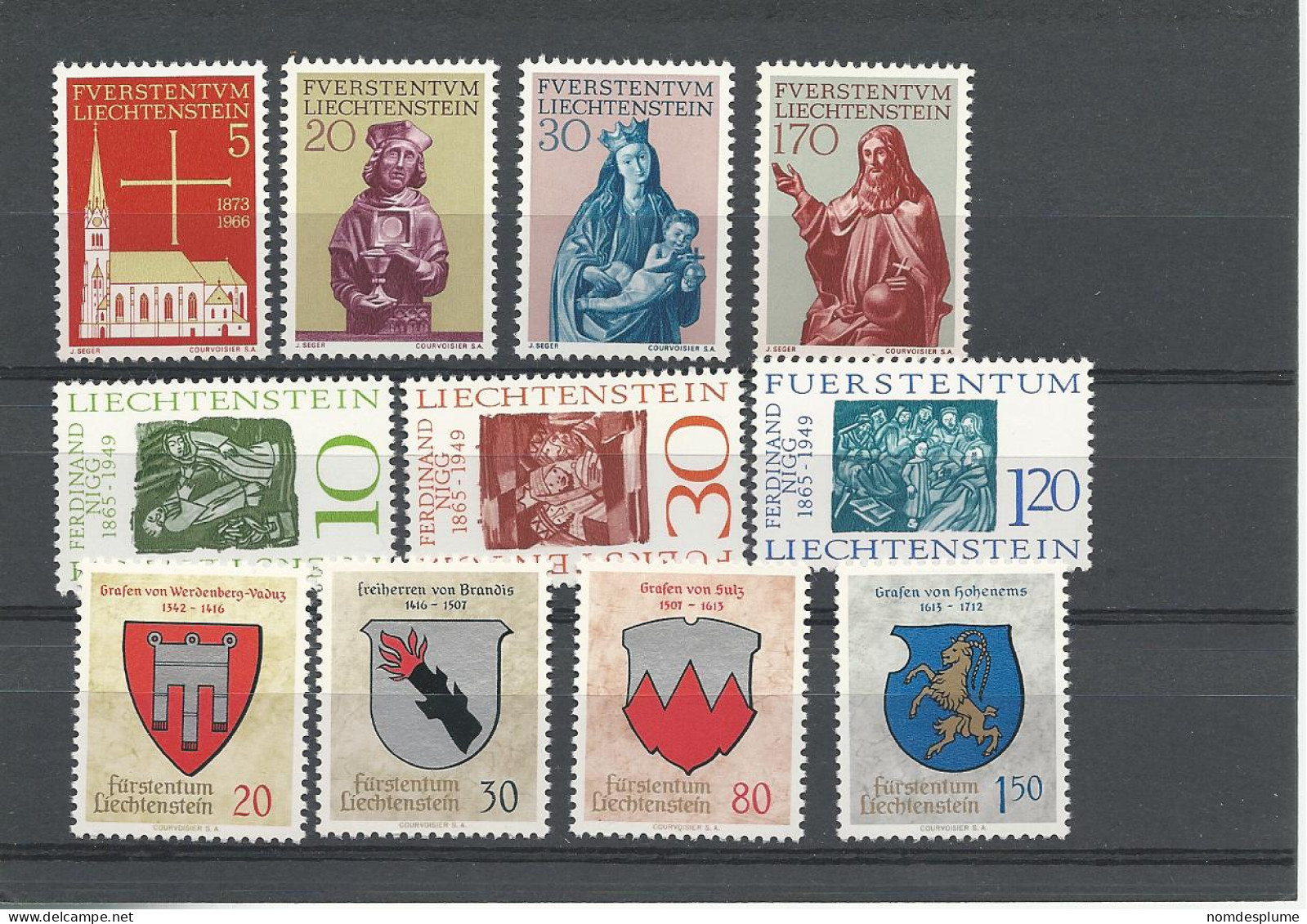 23118r)  Collection Liechtenstein All Mint No Hinge** - Sammlungen