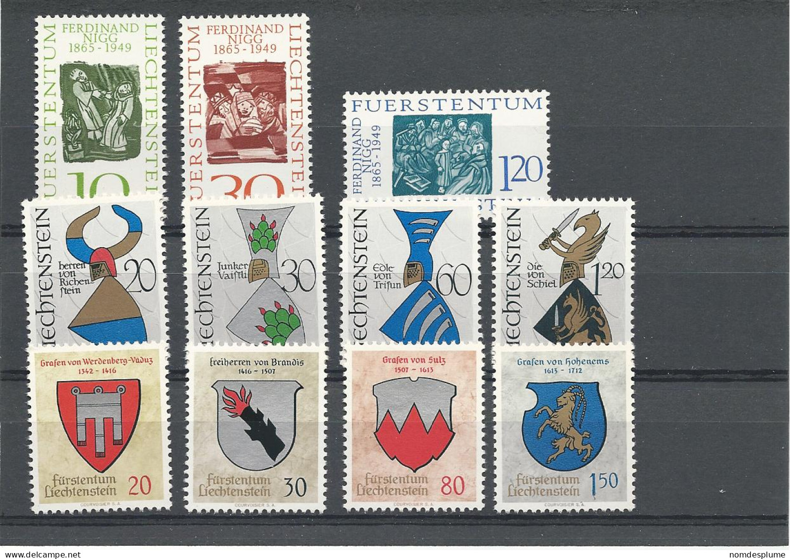 23119r)  Collection Liechtenstein All Mint No Hinge** - Lotti/Collezioni