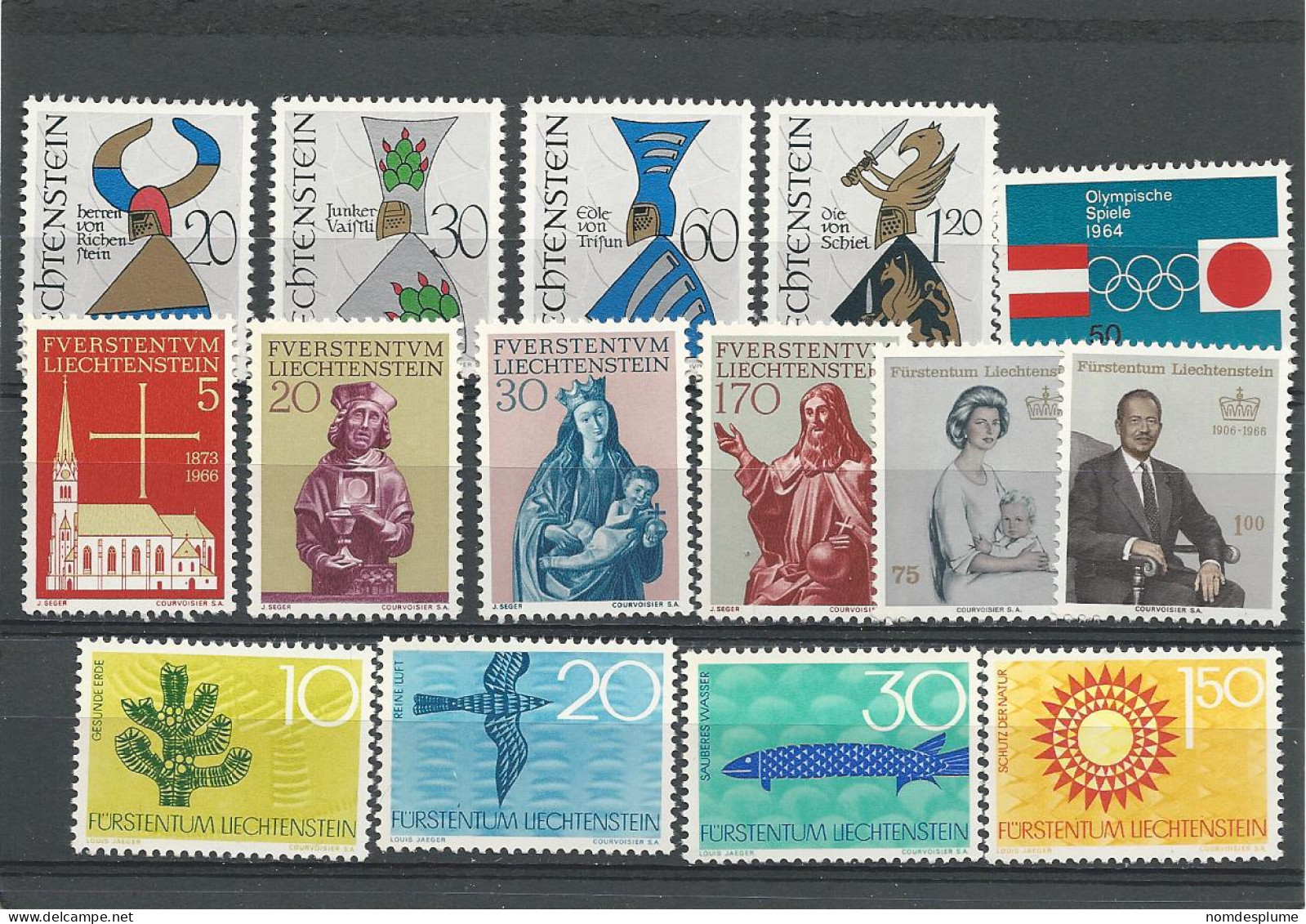 23121r)  Collection Liechtenstein All Mint No Hinge** - Collections