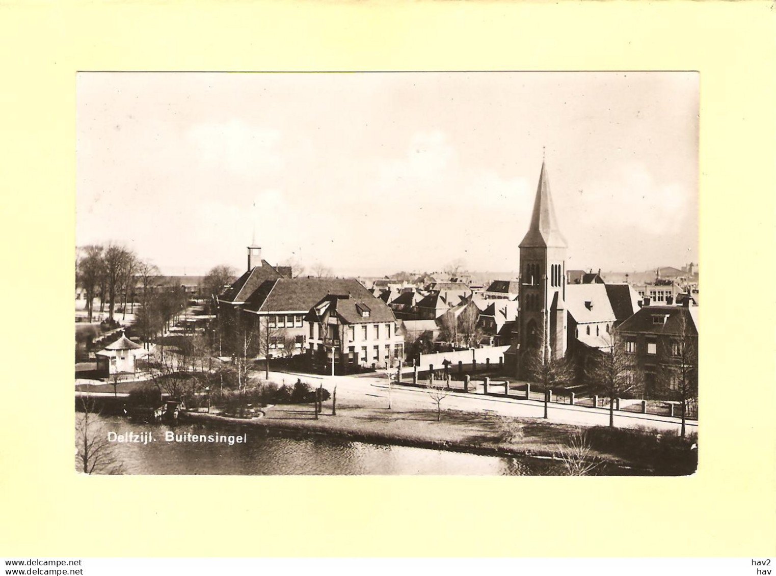 Delfzijl Panorama Buitensingel 1949 RY43780 - Delfzijl