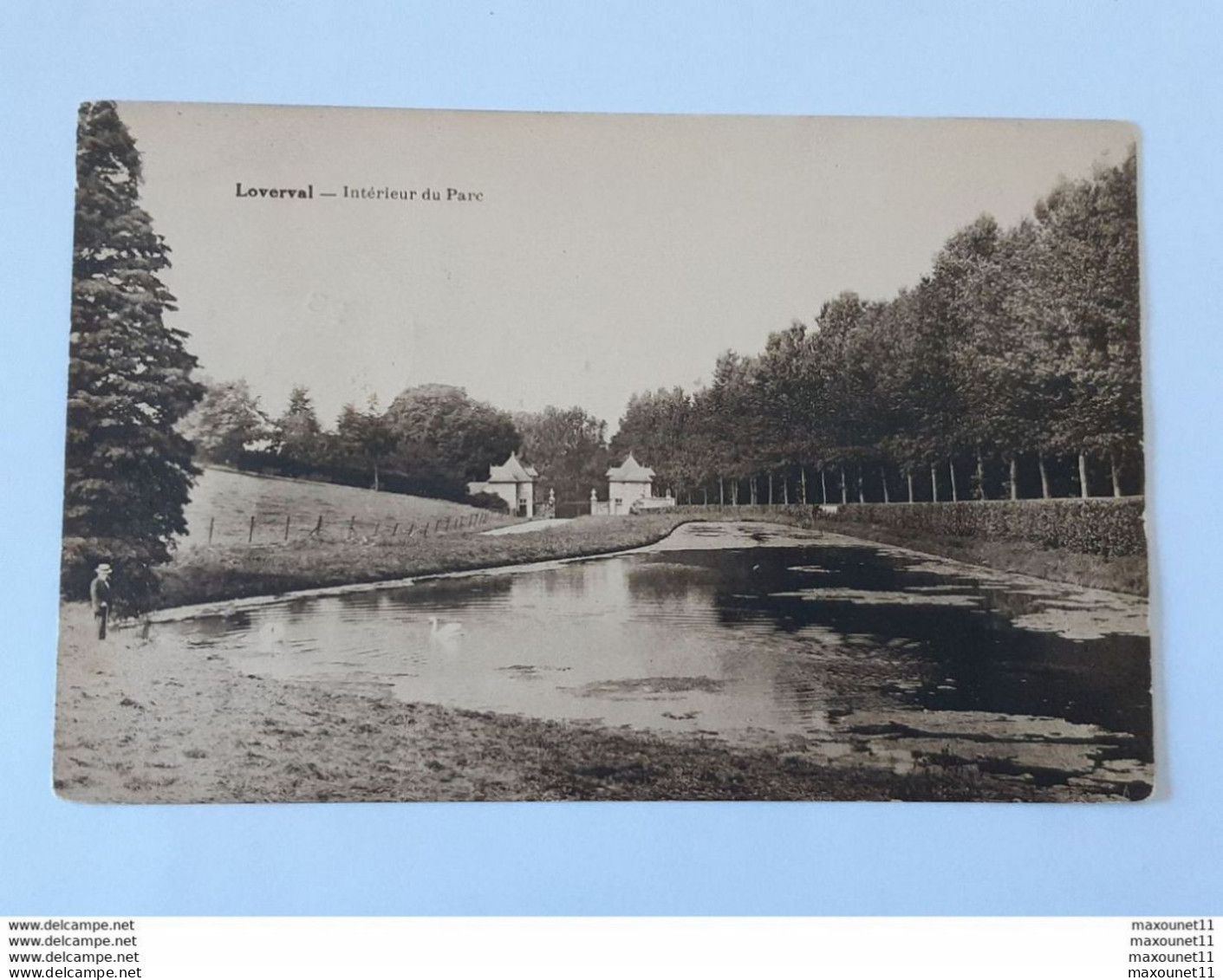 Loverval - Intérieur Du Parc Envoyée Vers Le Directeur Des Soeurs De La Providence De Gosselies .. Lot600 . - Gerpinnes