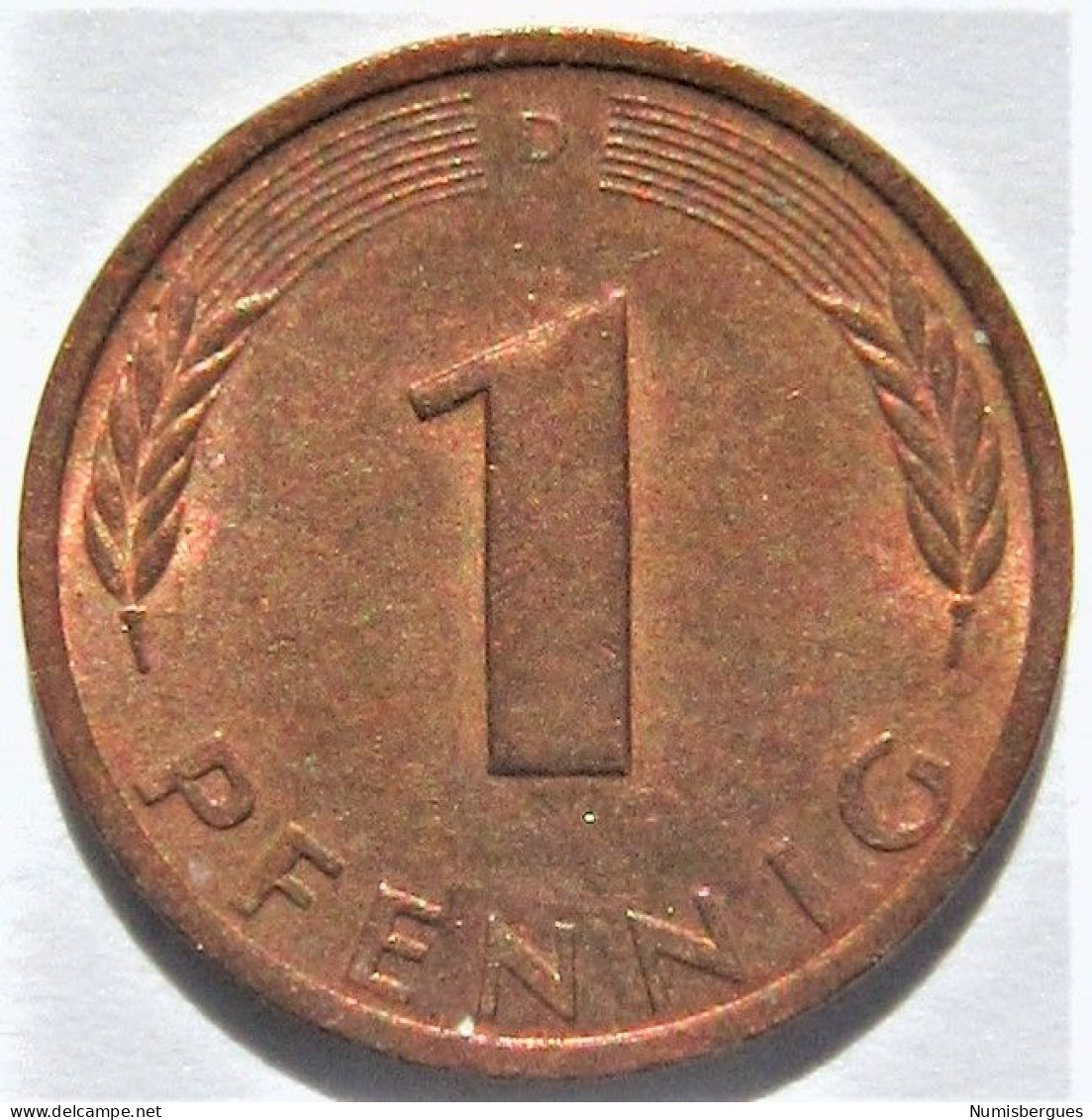 Pièce De Monnaie 1 Pfennig 1991 D - 1 Pfennig