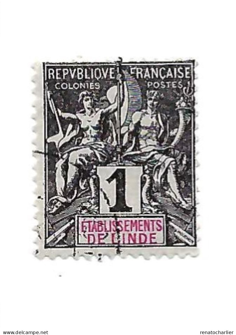 1 Centime. - Used Stamps