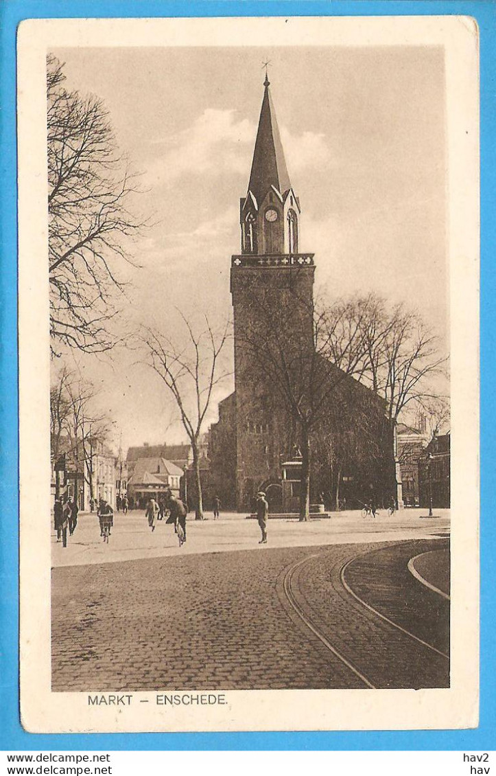 Enschede Kerk Markt RY48545 - Enschede