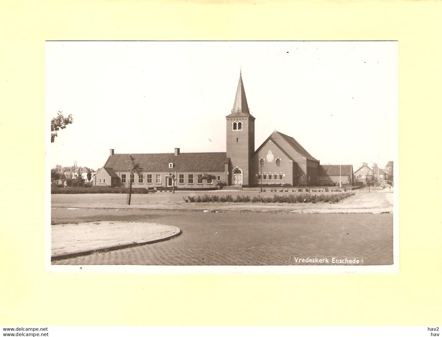 Enschede Gezicht Op Vredes Kerk RY42961 - Enschede