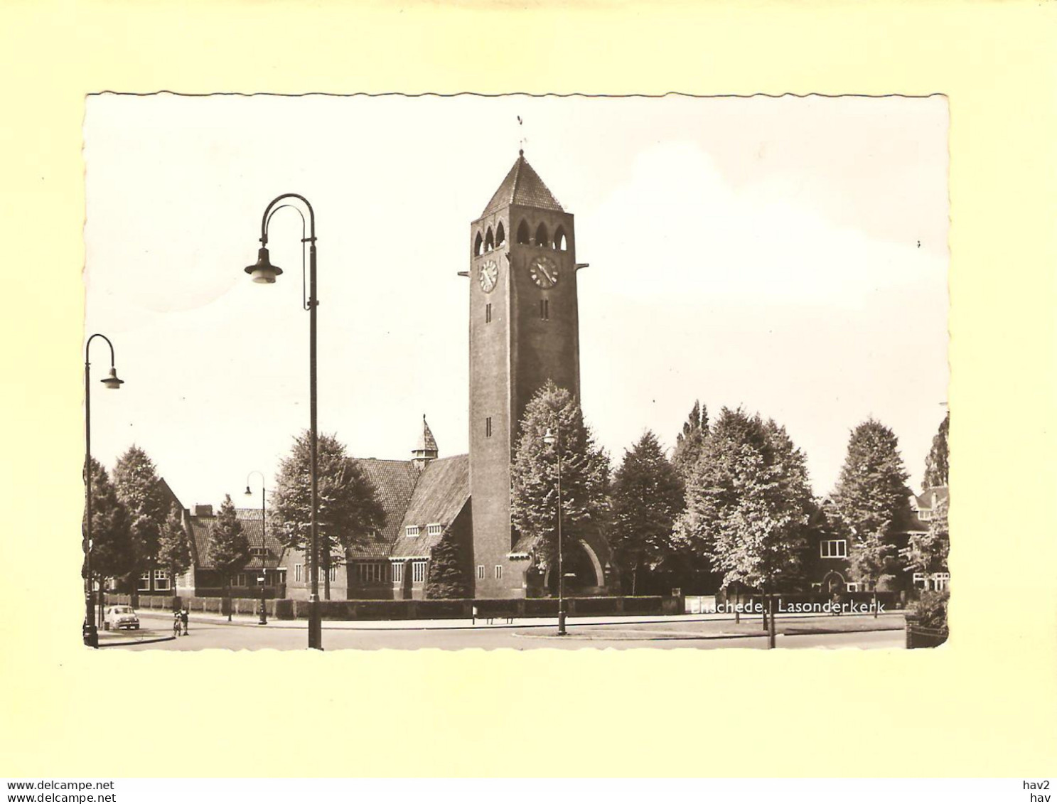 Enschede Gezicht Op Lasonder Kerk 1958 RY43457 - Enschede