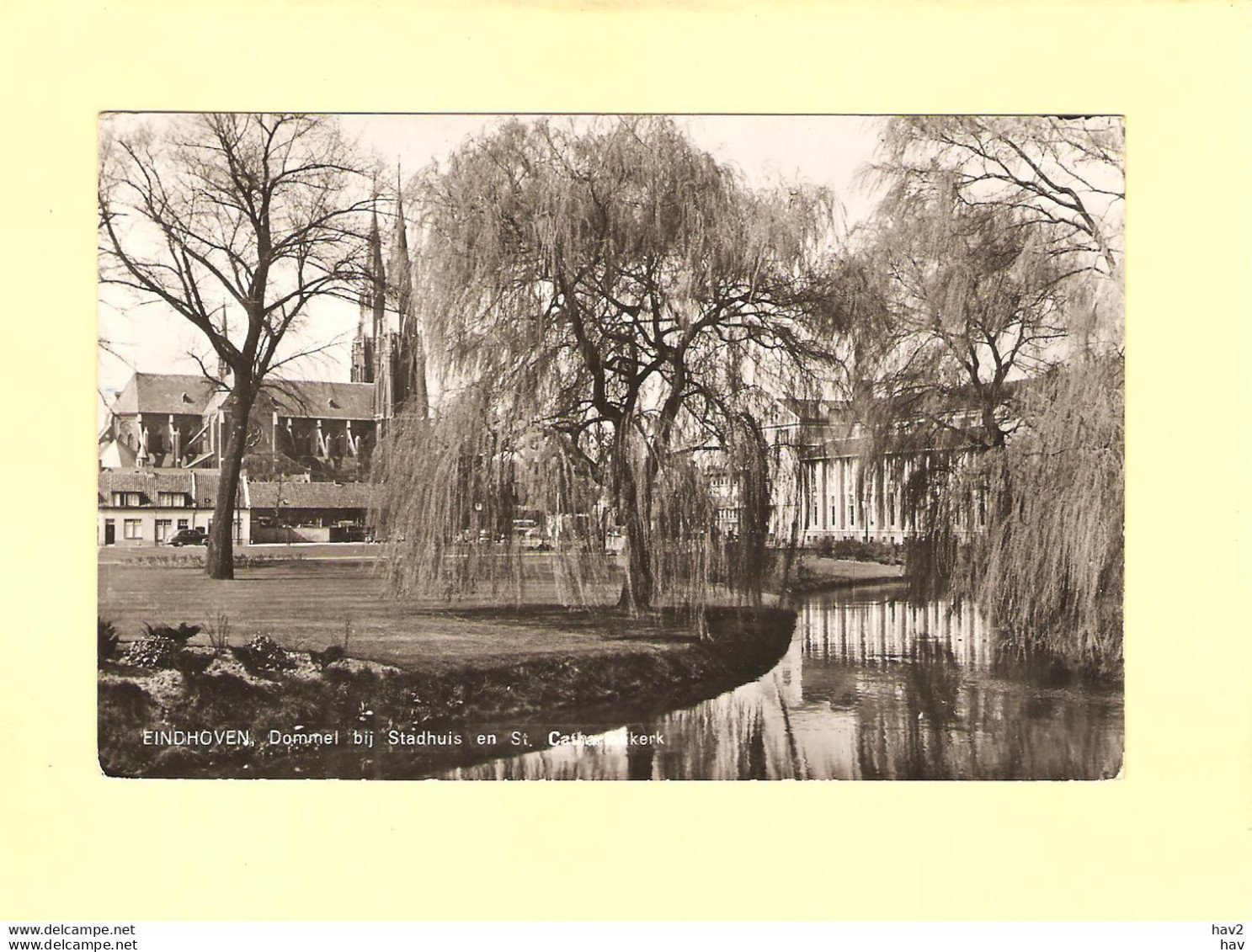 Eindhoven Dommel Bij Stadhuis En Kerk RY43448 - Eindhoven