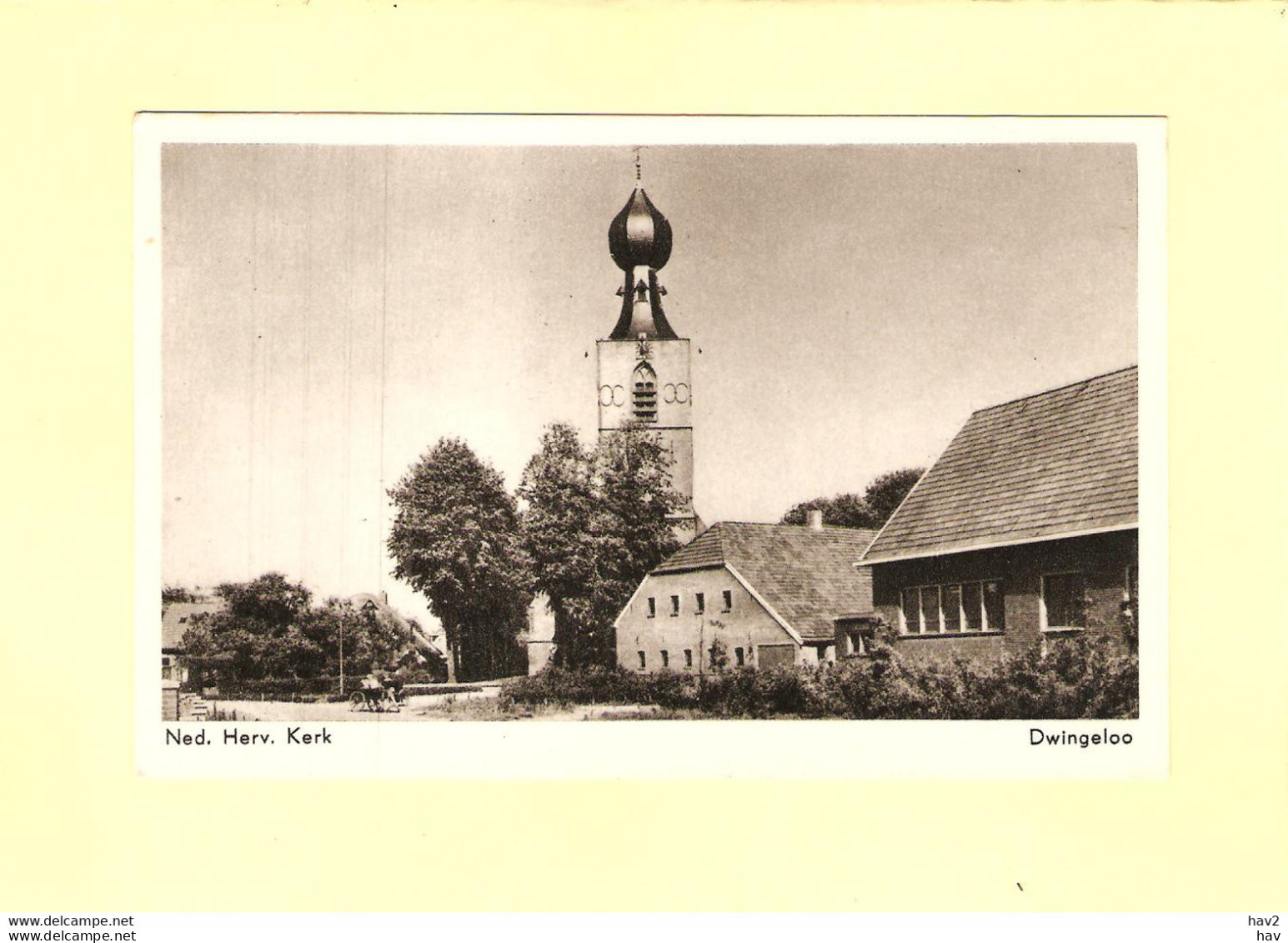 Dwingeloo Dorpsgezicht Met NH Kerk RY42697 - Dwingeloo