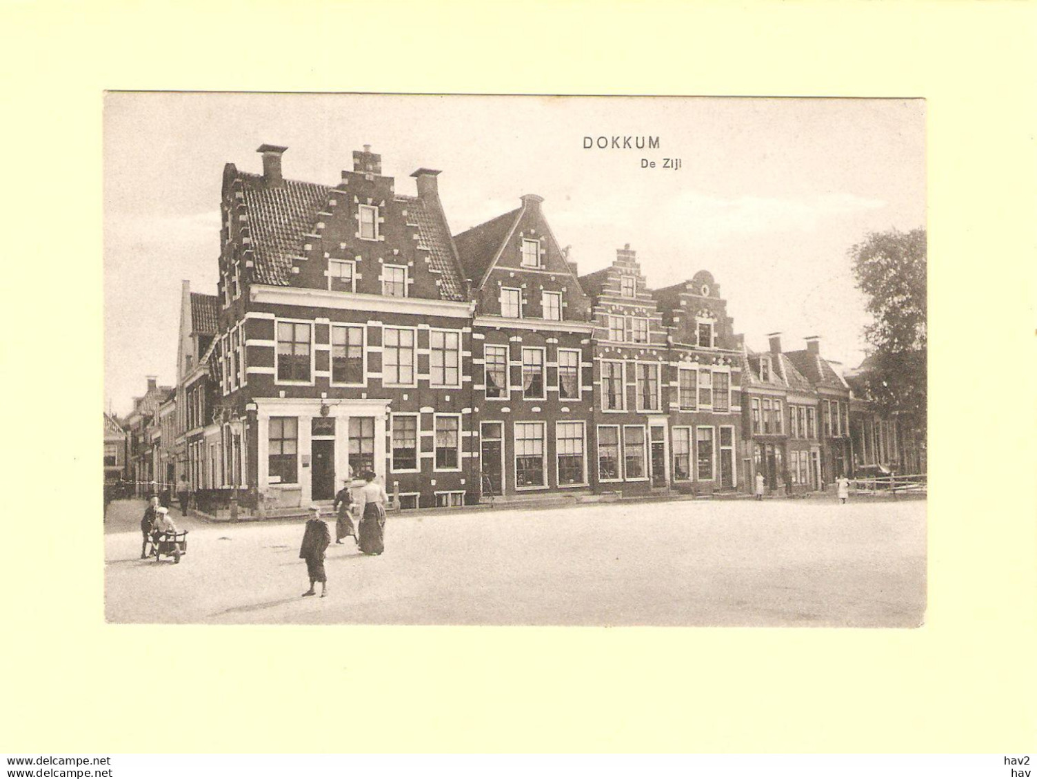 Dokkum De Zijl Kinderen Kruiwagen 1904 RY44413 - Dokkum