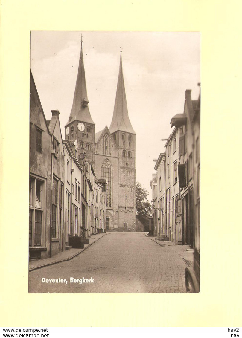 Deventer Straat En Berg Kerk 1938 RY42960 - Deventer