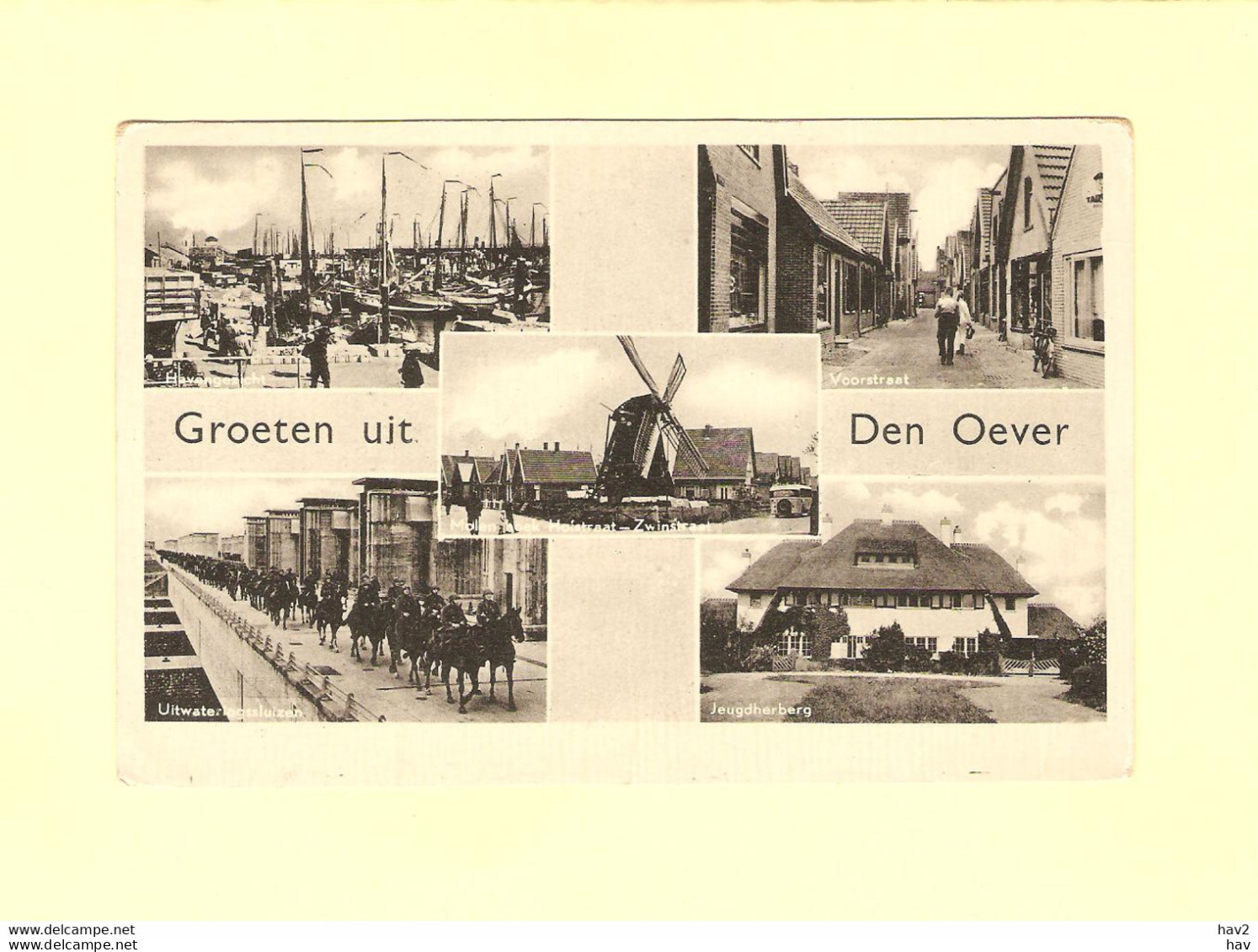 Den Oever 5-luik Met Molen En Sluizen1939 RY46738 - Den Oever (& Afsluitdijk)