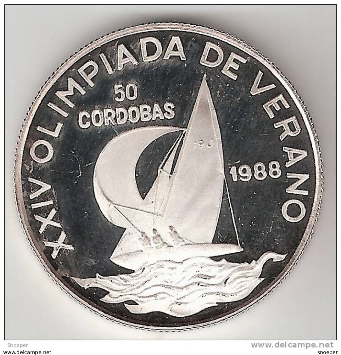 *nicaragua 50 Cordobas 1988  Km 62  Proof !!! - Nicaragua