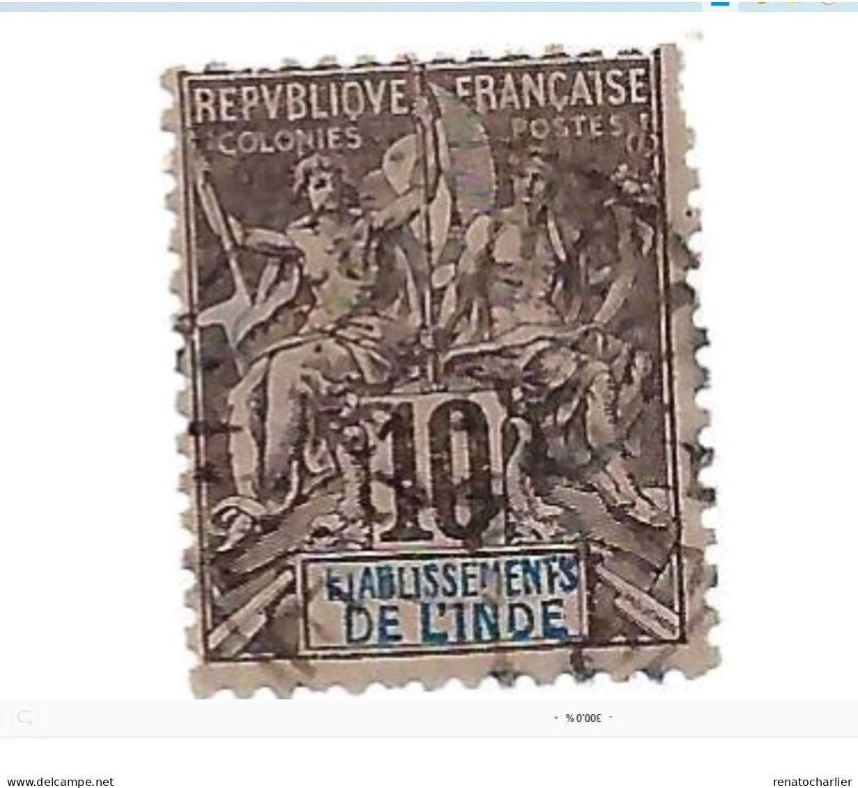 10 Centimes. - Used Stamps