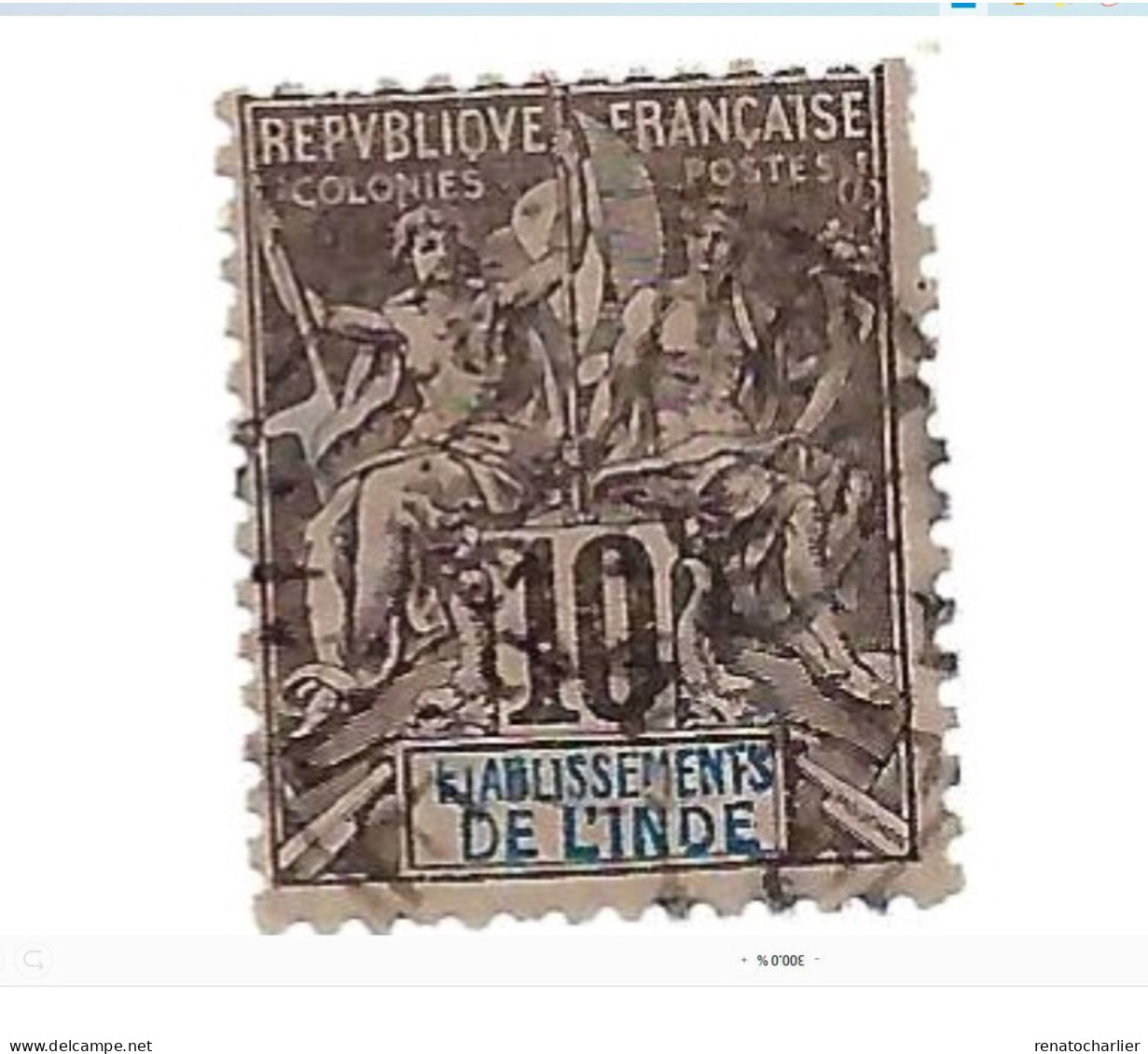 10 Centimes. - Usados