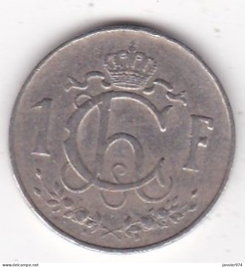 Letzeburg – Luxembourg . 1 Franc 1960, Charlotte, En Cupronickel, KM# 46.3 - Luxemburg