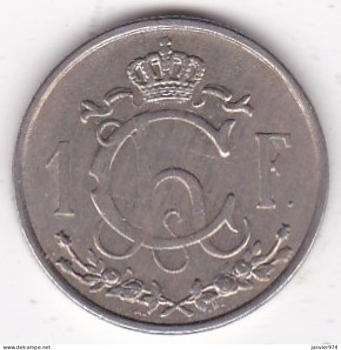 Letzeburg – Luxembourg . 1 Franc 1946, Charlotte, En Cupronickel, KM# 46.1 - Luxemburgo