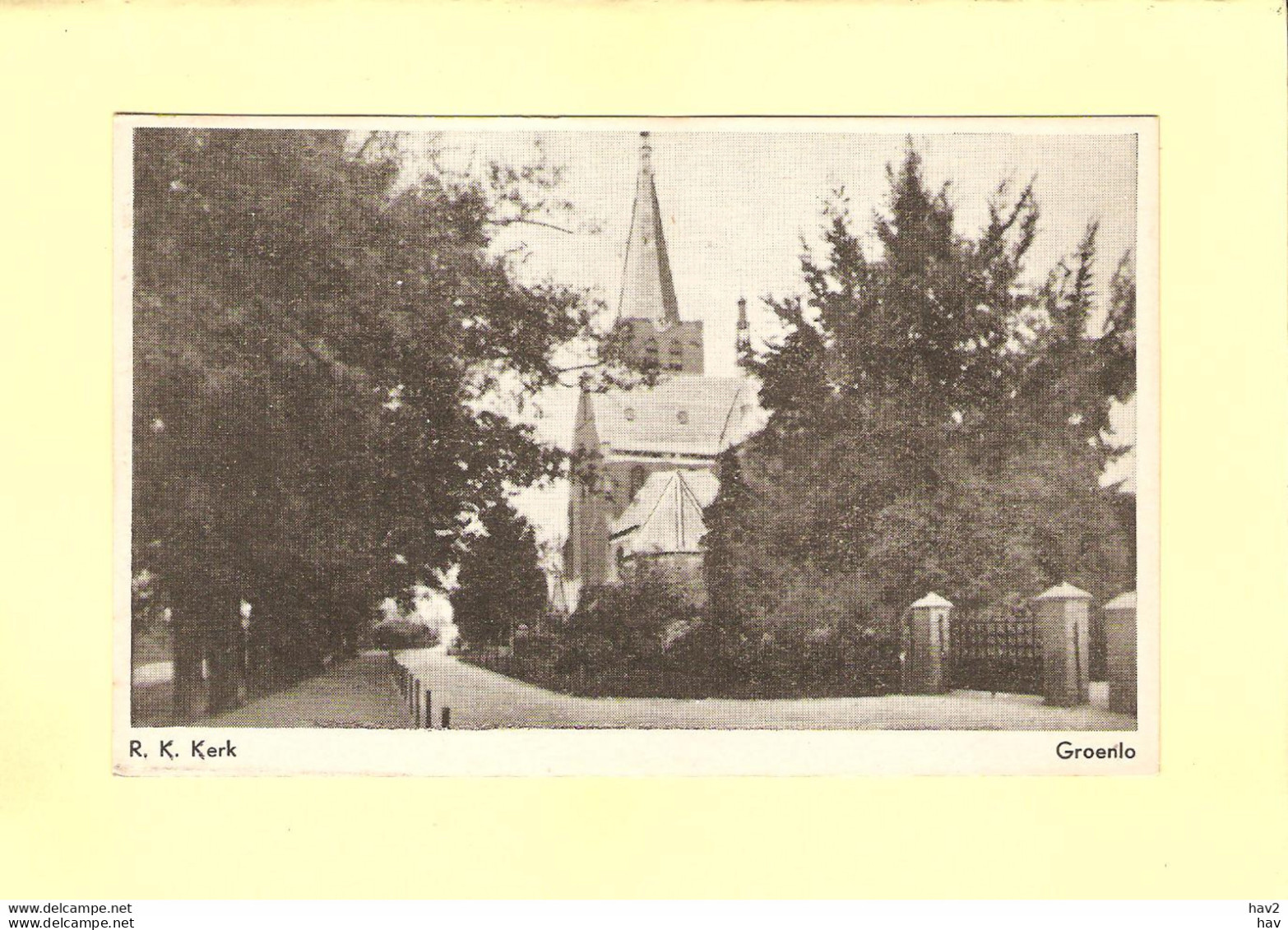 Groenlo Dorpsgezicht Met RK Kerk RY43224 - Groenlo