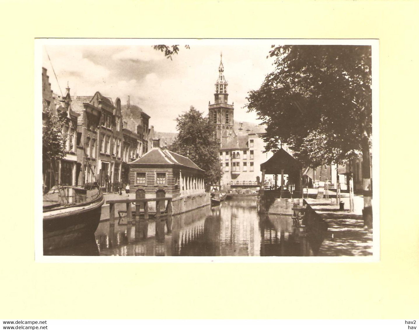 Gouda Gouwe Vischbanken 1956 RY45752 - Gouda