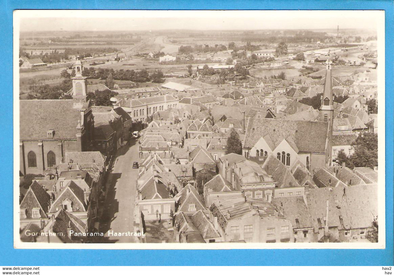 Gorinchem Panorama Haarstraat 1952 RY49061 - Gorinchem