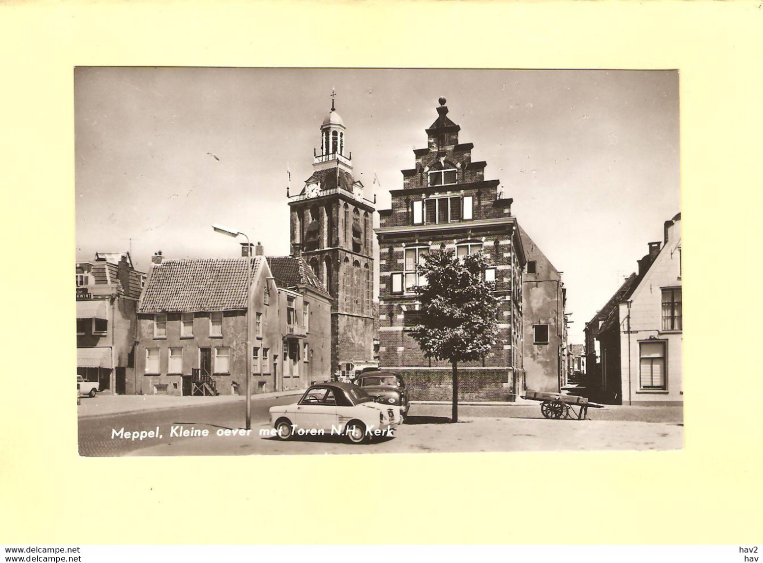 Meppel Kleine Oever, Leuke Auto En Toren  RY43696 - Meppel