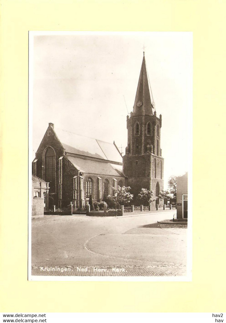 Kruiningen Dorpsgezicht Met NH Kerk RY43132 - Kruiningen