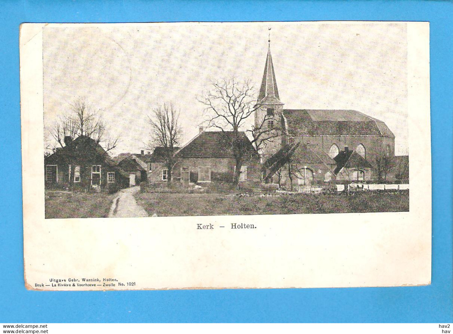 Holten Gezicht Op Dorp En Kerk 1905 RY47757 - Holten