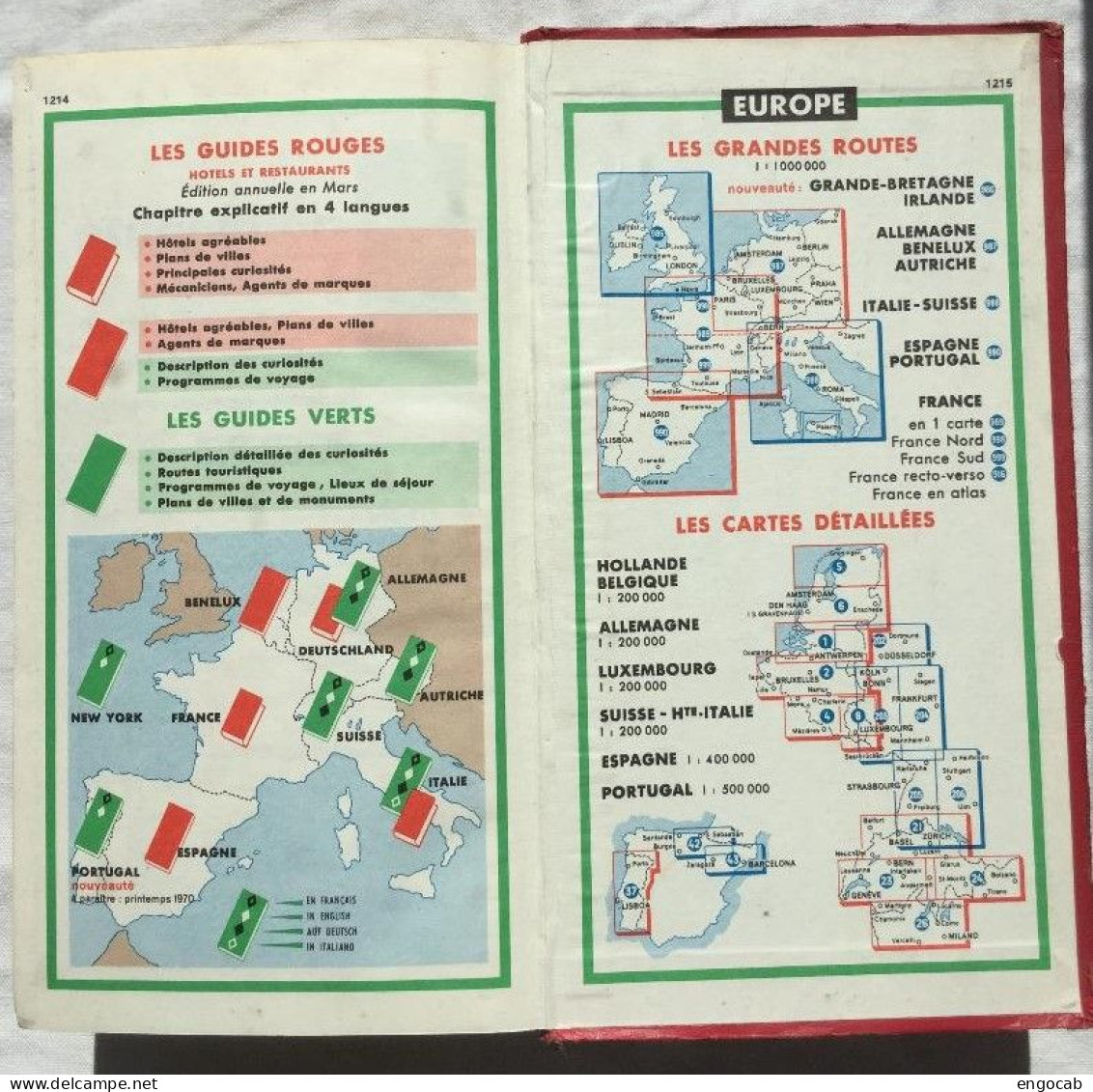 Guide Michelin 1970 D - Michelin (guias)