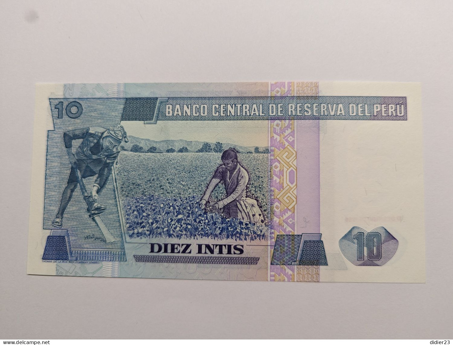 BILLET DE BANQUE  PEROU - Equateur