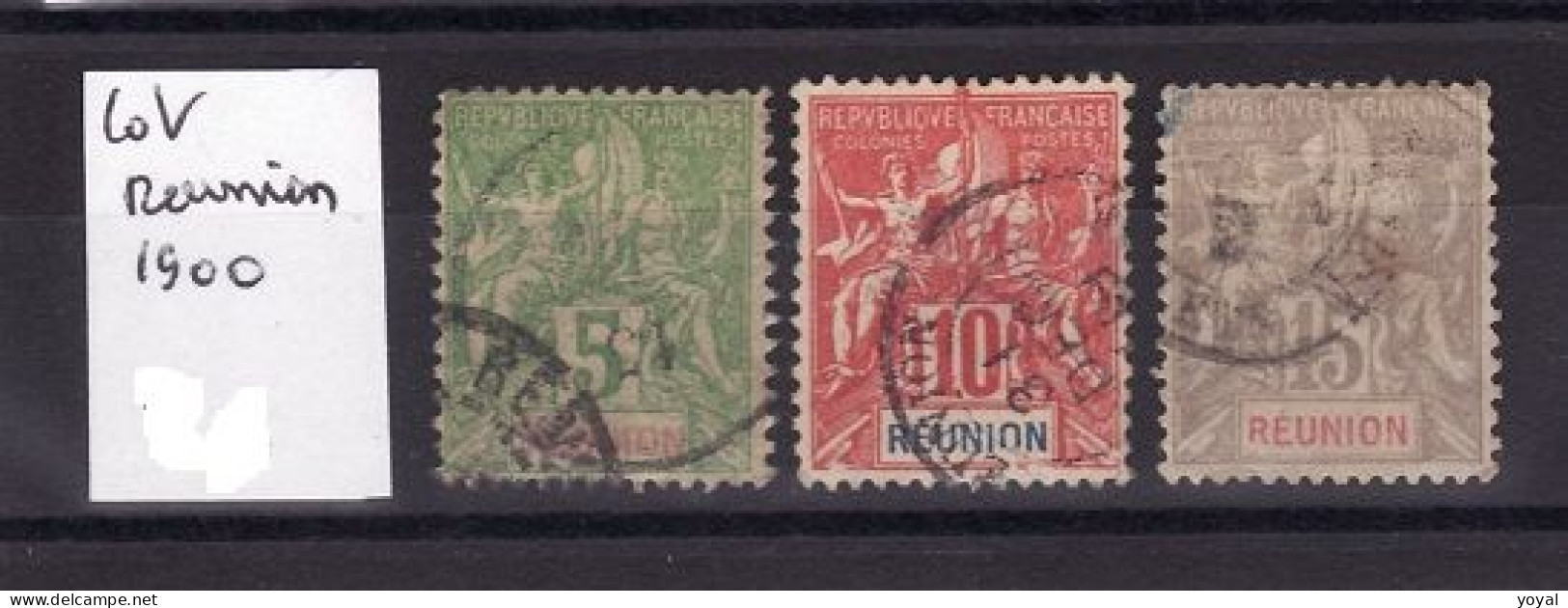 Lot Réunion 1900 C 468 - Otros & Sin Clasificación