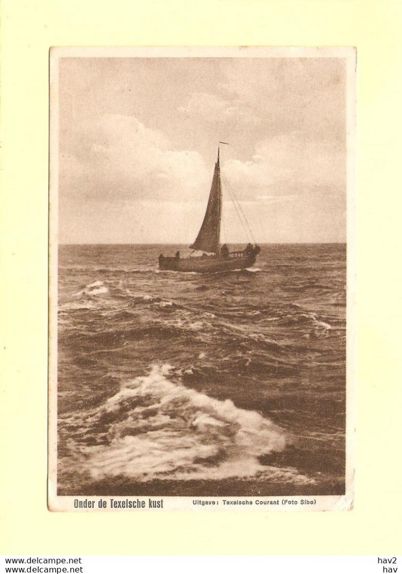 Texel Vissersboot Onder De Kust 1929 RY46907 - Texel