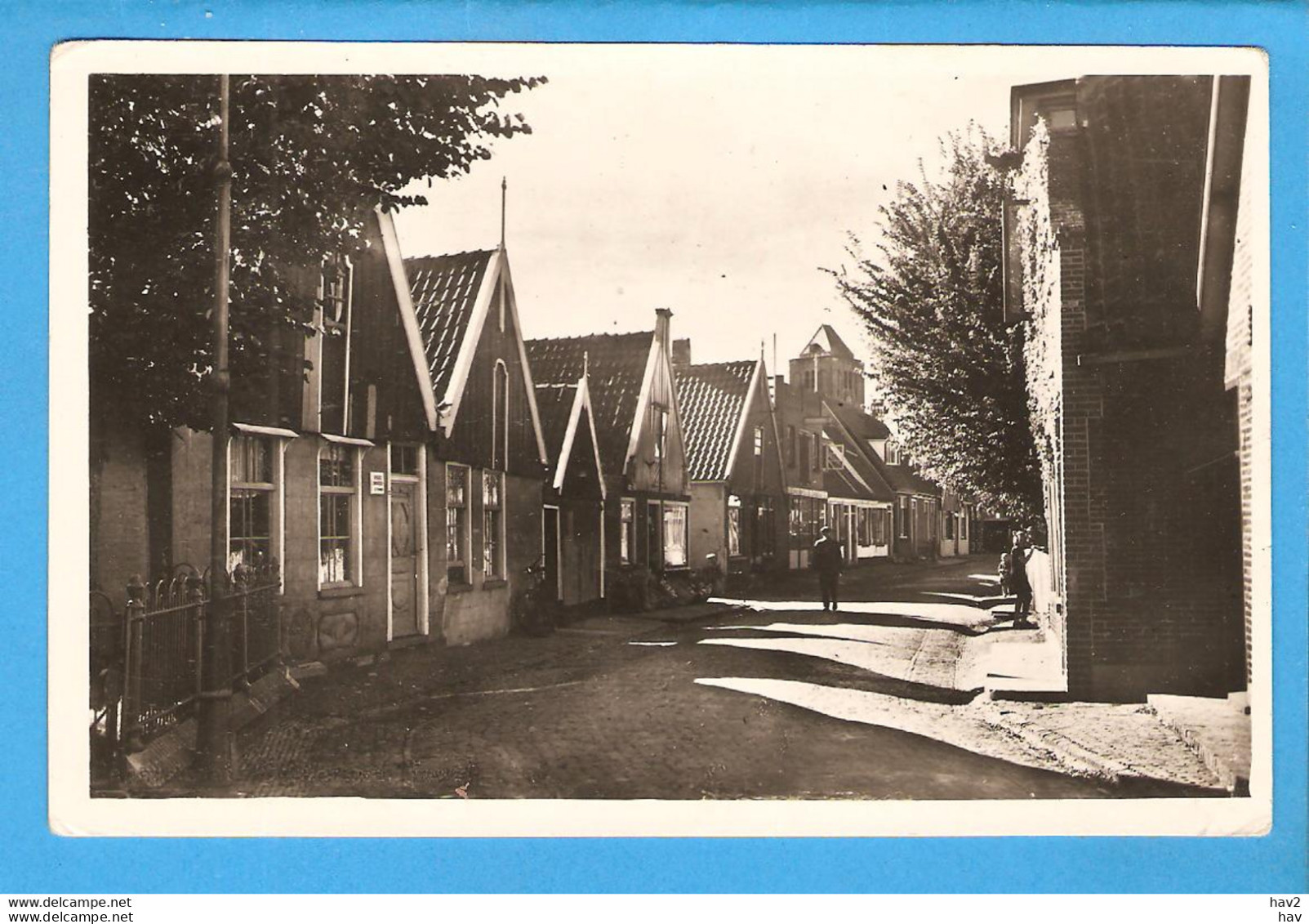 Texel Oosterend Peperstraat Fotokaart 1949 RY47947 - Texel