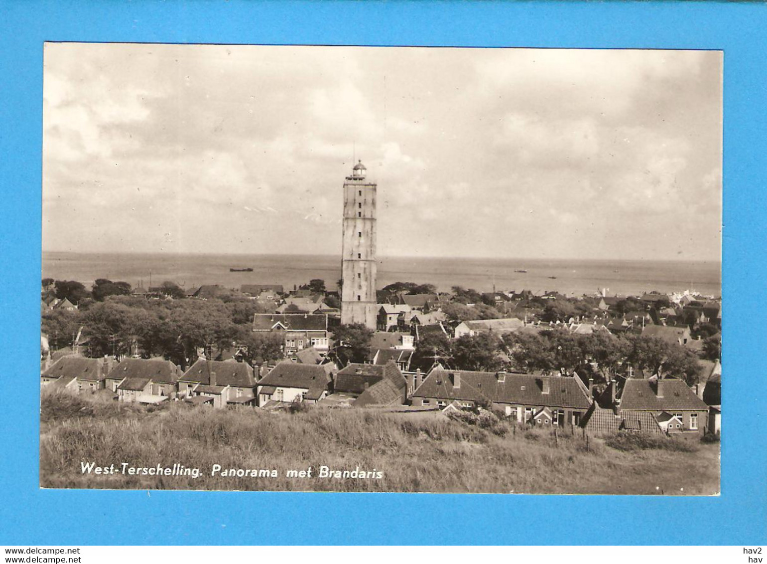 Terschelling Panorama Met Vuurtoren RY47166 - Terschelling