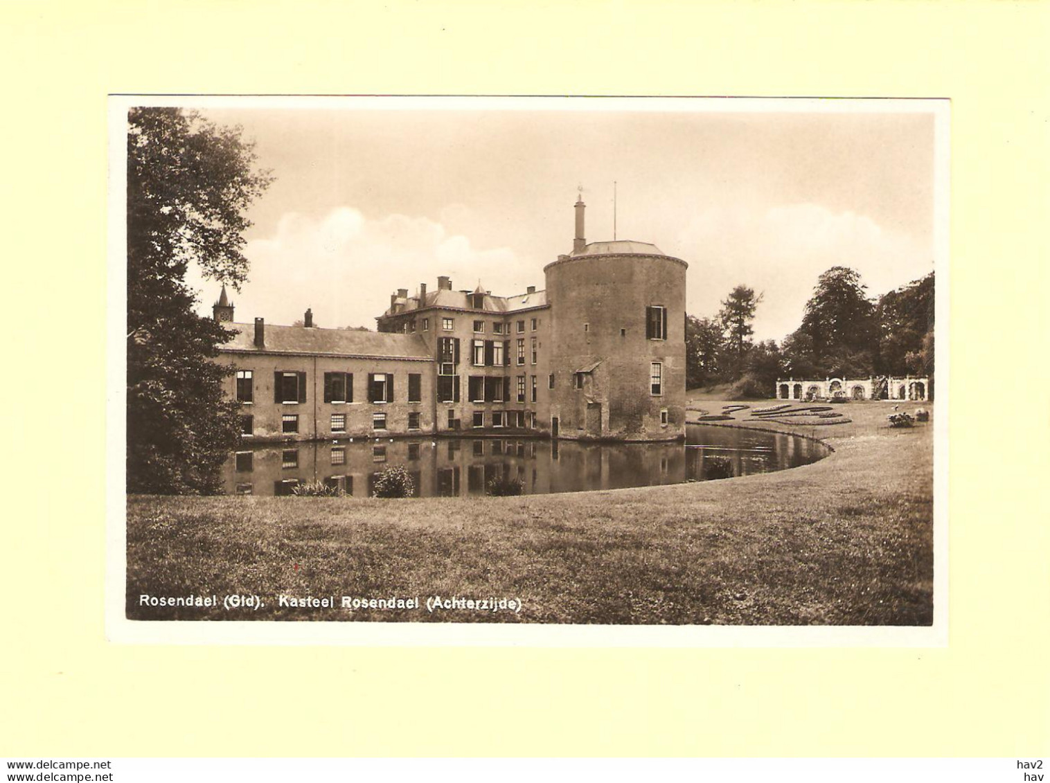 Rosendael Achterzijde Kasteel RY45867 - Velp / Rozendaal