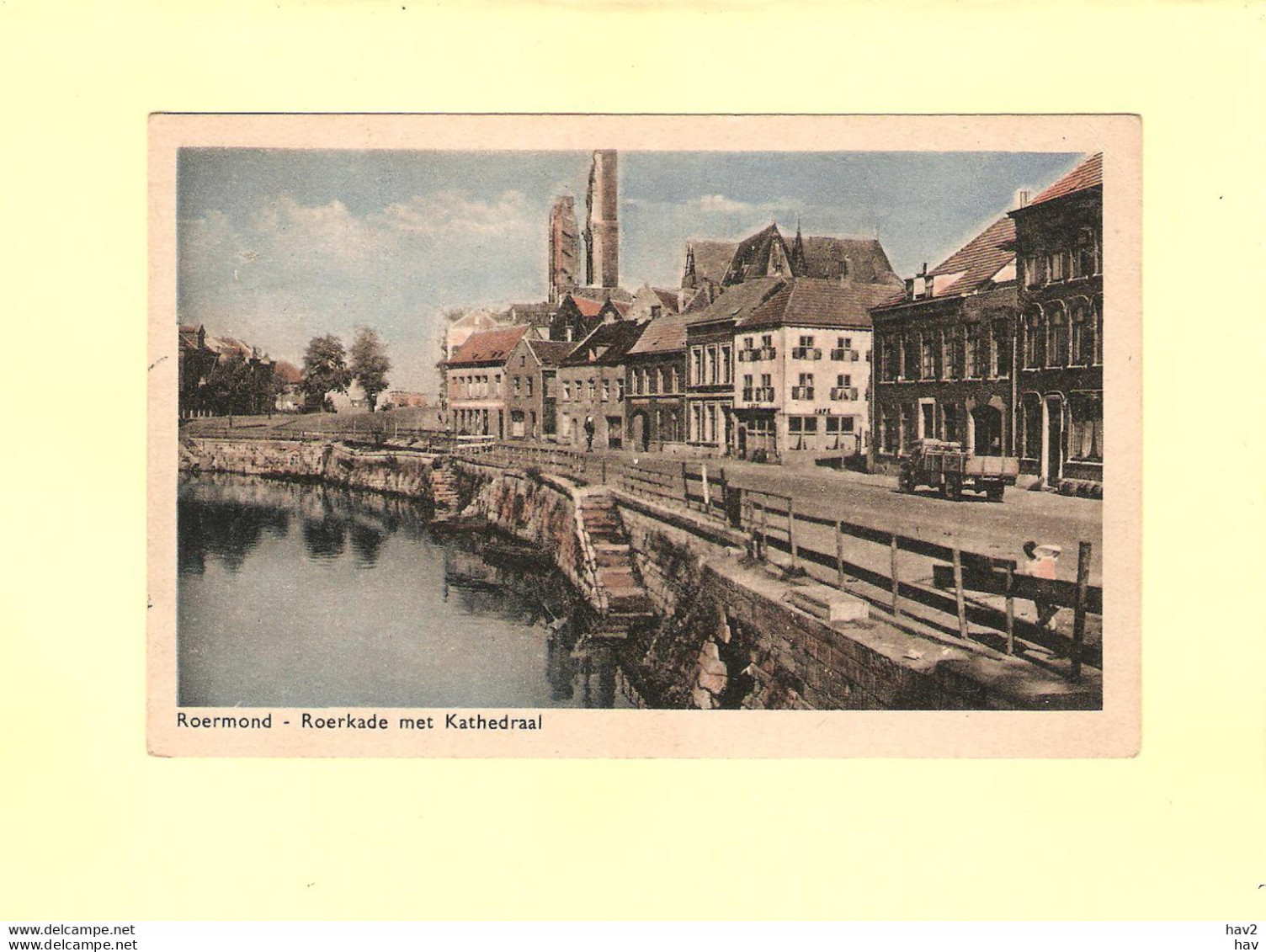 Roermond Mooi Gezicht Op Roerkade 1949 RY42601 - Roermond