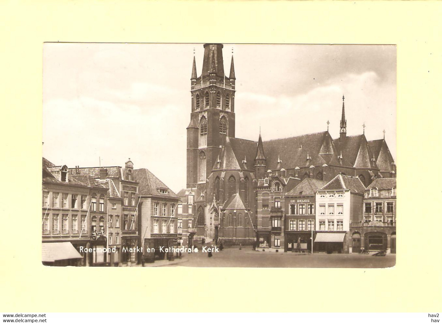 Roermond Markt En Kathedraal 1942 RY46610 - Roermond