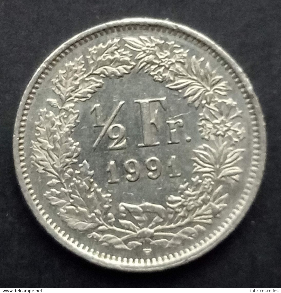 Suisse - 1/2 Franc 1991 - Autres & Non Classés