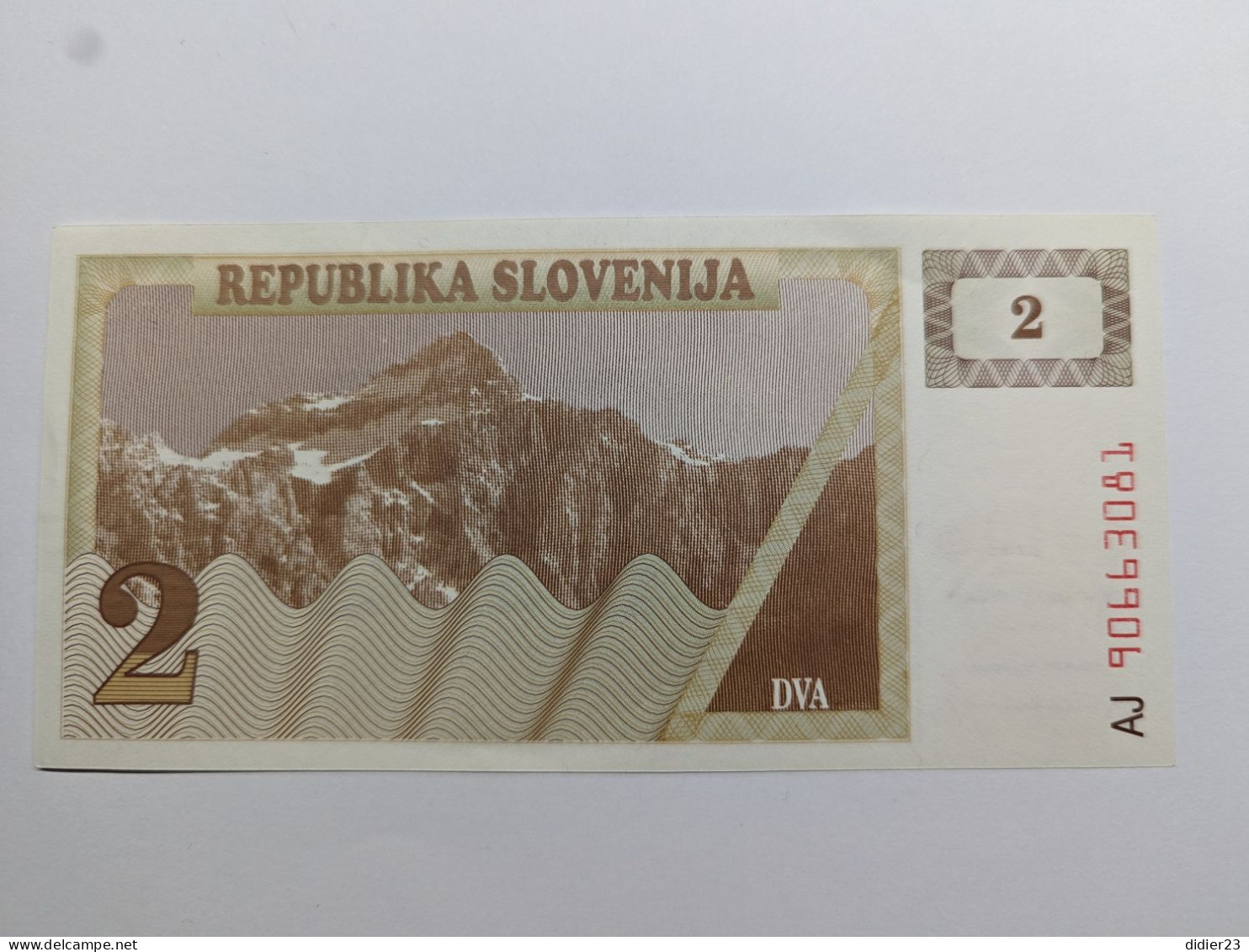 BILLET DE BANQUE  SLOVENIE - Slovénie