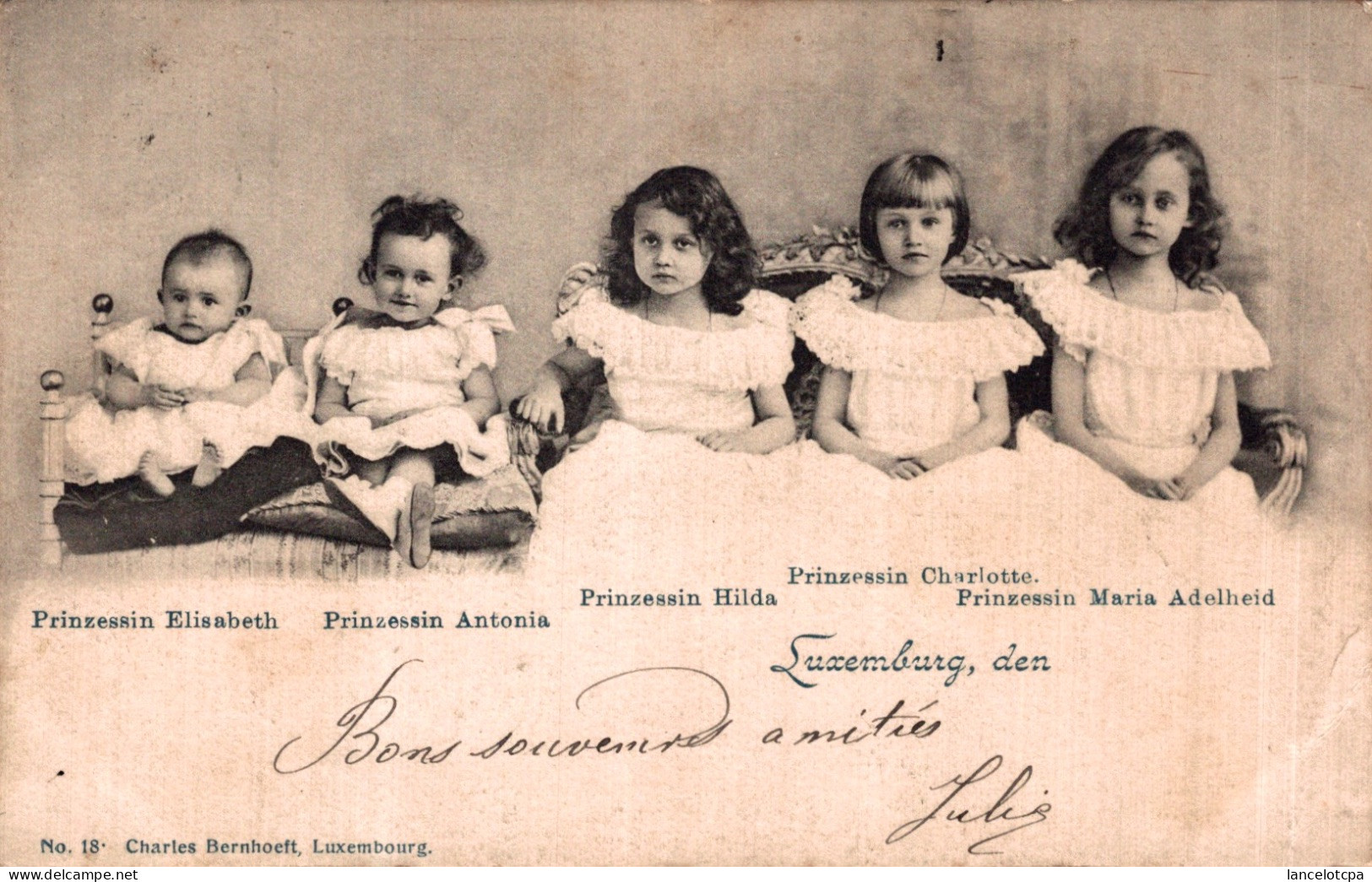 LUXEMBURG / PRINCESS - Grossherzogliche Familie