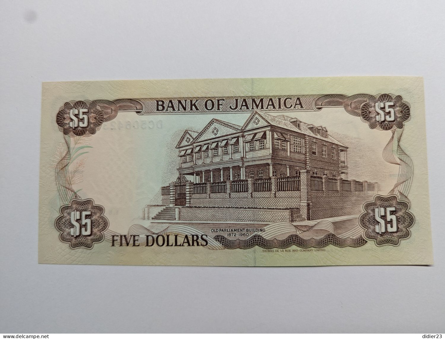 BILLET DE BANQUE  JAMAIQUE - Jamaique