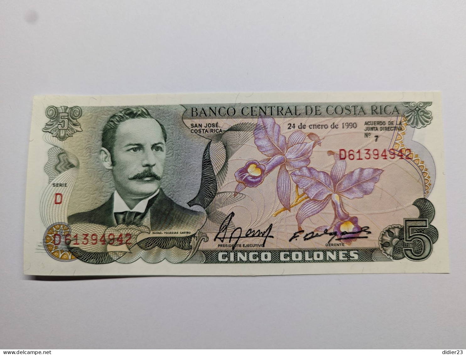 BILLET DE BANQUE  COSTA RICA - Costa Rica