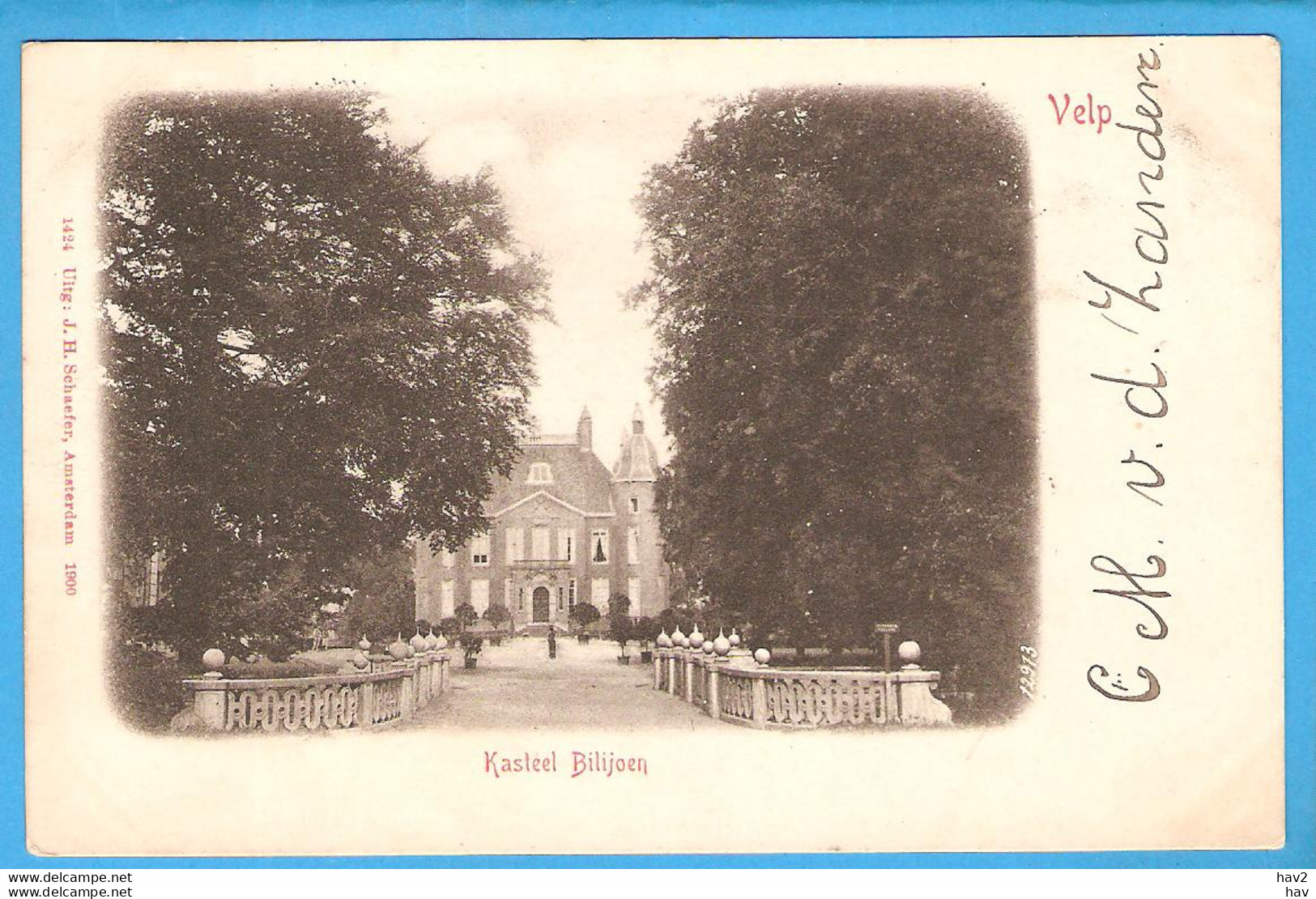 Velp Kasteel Biljoen Voor 1905 RY48592 - Velp / Rozendaal