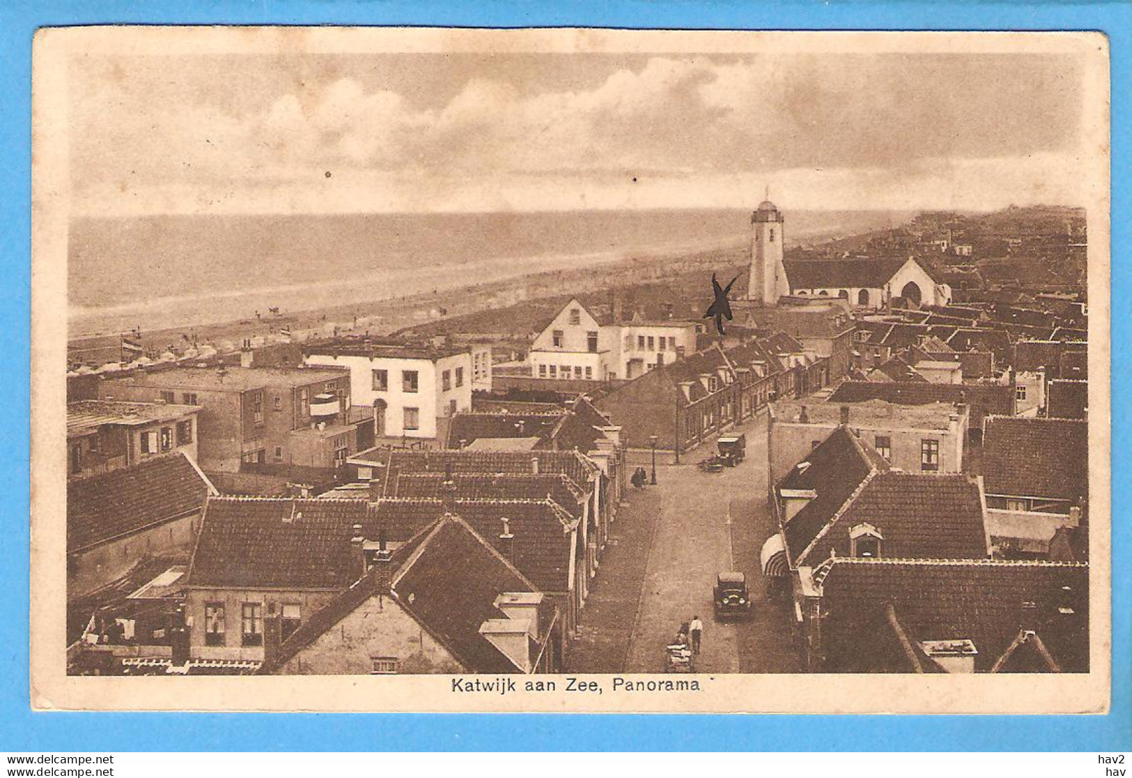 Katwijk Aan Zee Panorama Met Vuurtoren RY52907 - Katwijk (aan Zee)