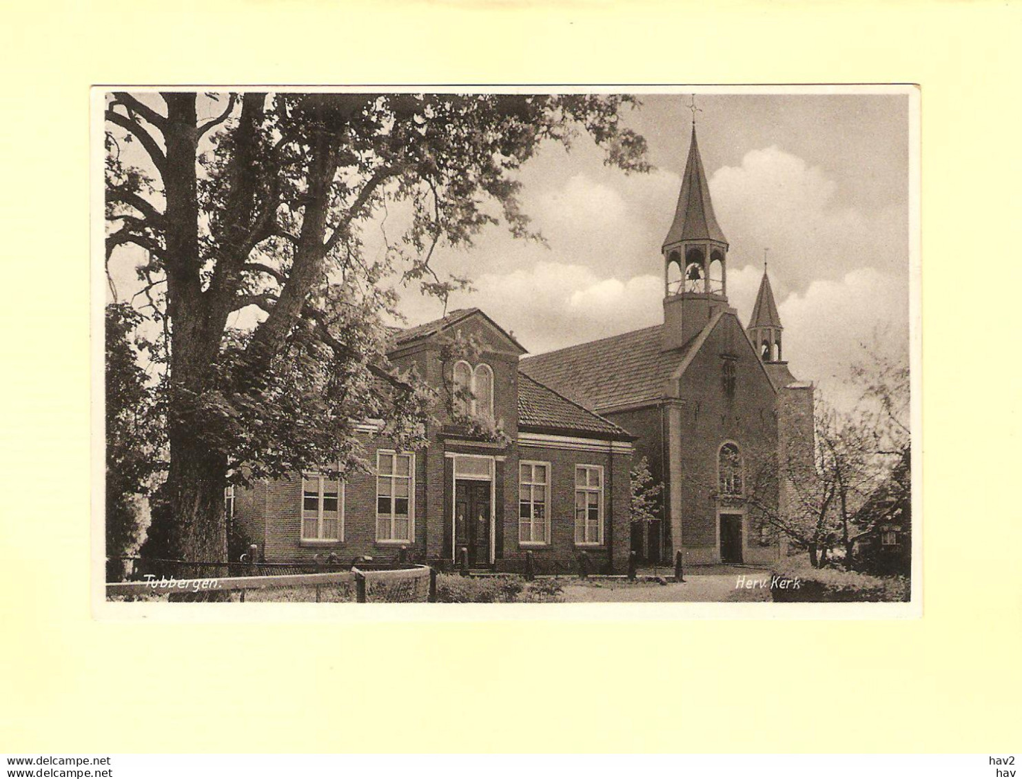 Tubbergen NH Kerk Met Woning Rechts RY42918 - Tubbergen