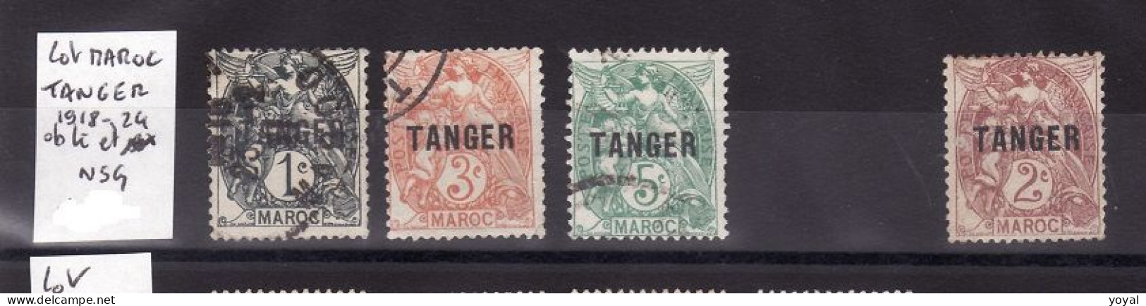 Lot Tanger 1918-24 C 503 - Autres & Non Classés