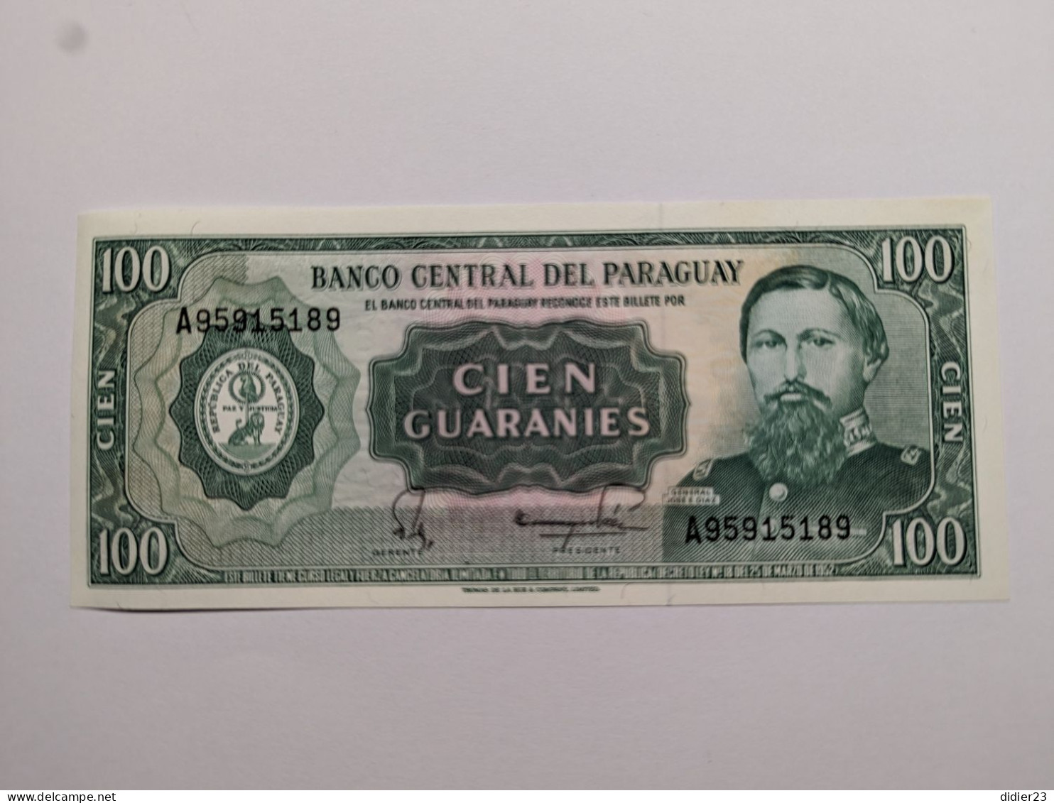 BILLET DE BANQUE  PARAGUAY - Paraguay