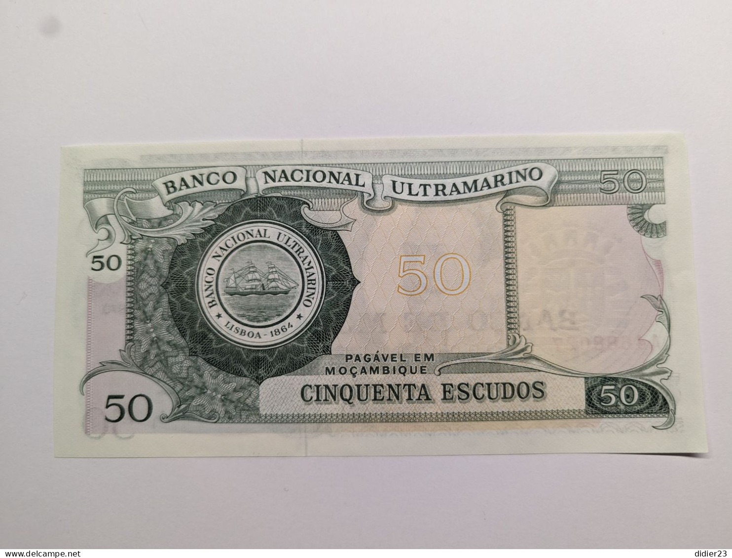 BILLET DE BANQUE  MOZAMBIQUE - Mozambico