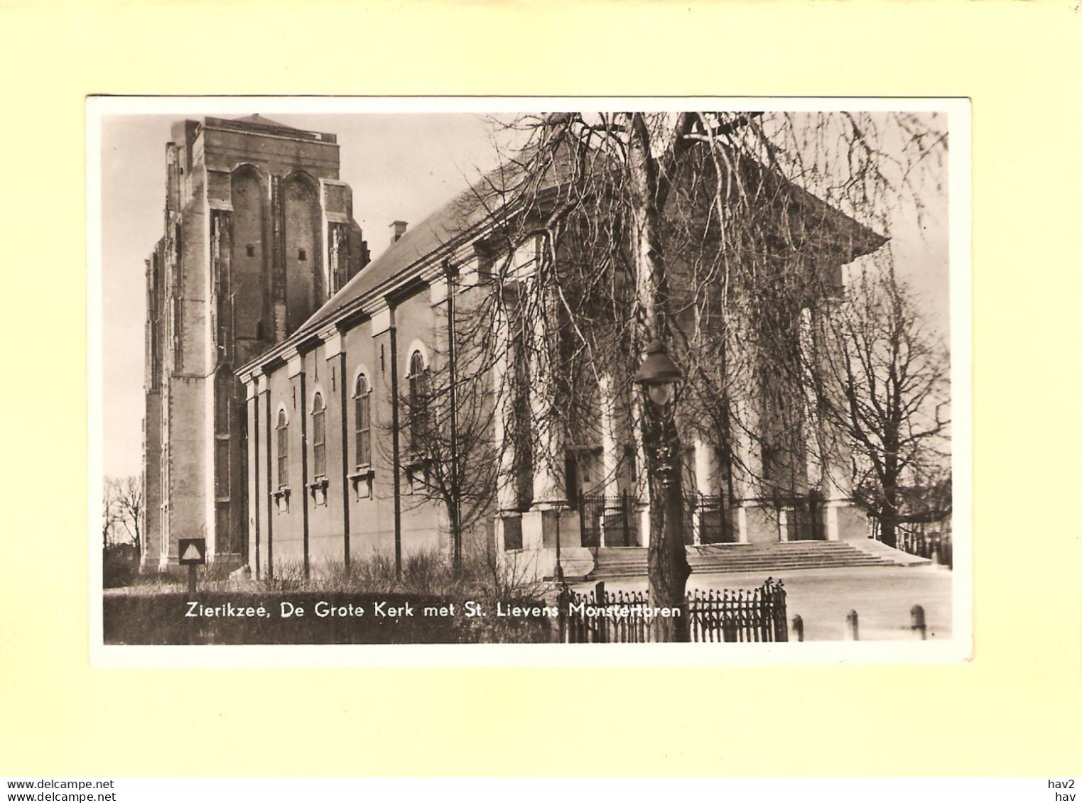 Zierikzee Sint Lievens Monstertoren 1955 RY43322 - Zierikzee