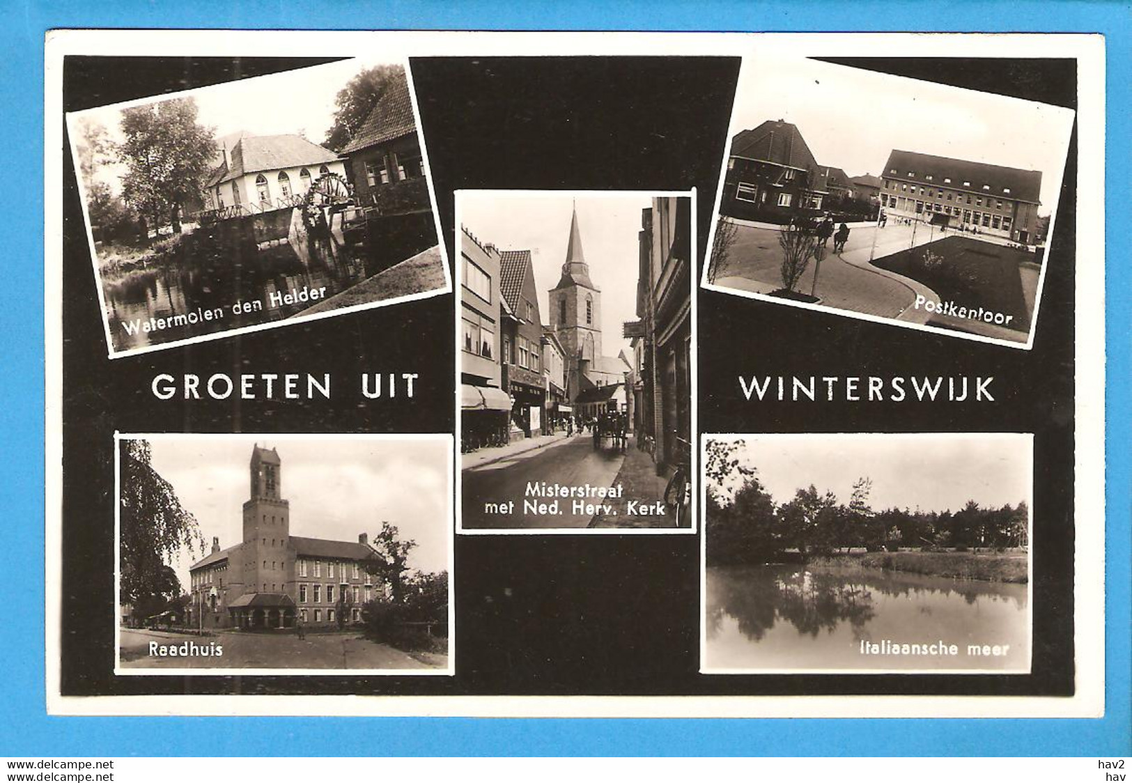 Winterswijk Groeten Uit 5-luik 1941 RY48211 - Winterswijk