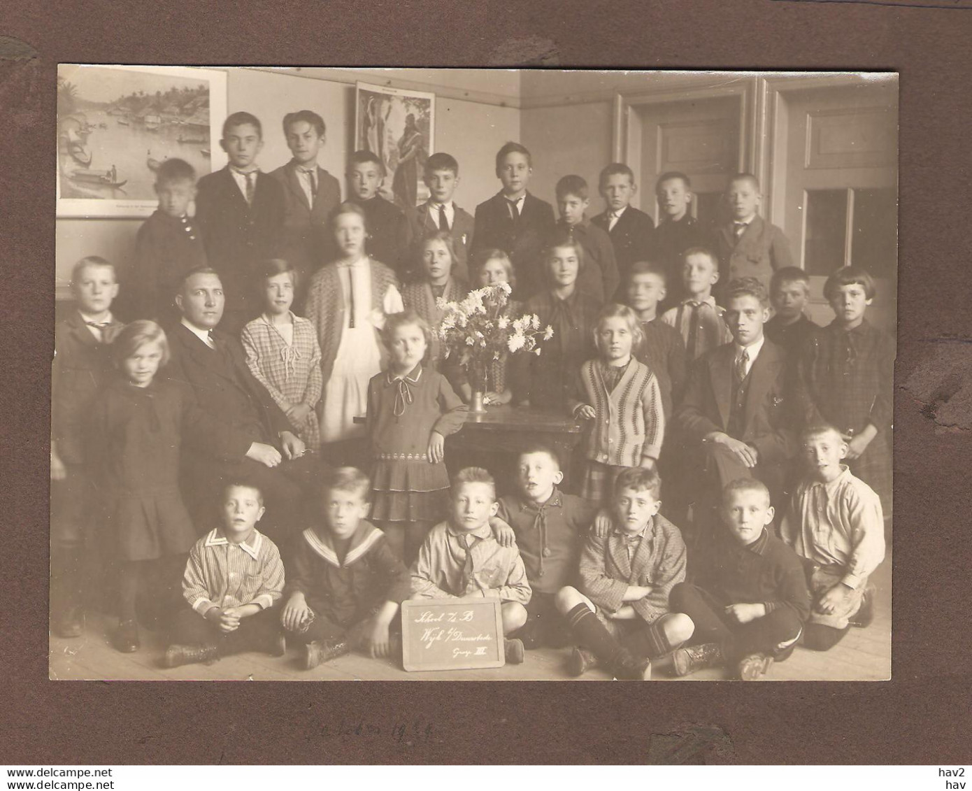 Wijk Bij Duurstede Foto Klas 3 School 1929 KE4902 - Wijk Bij Duurstede