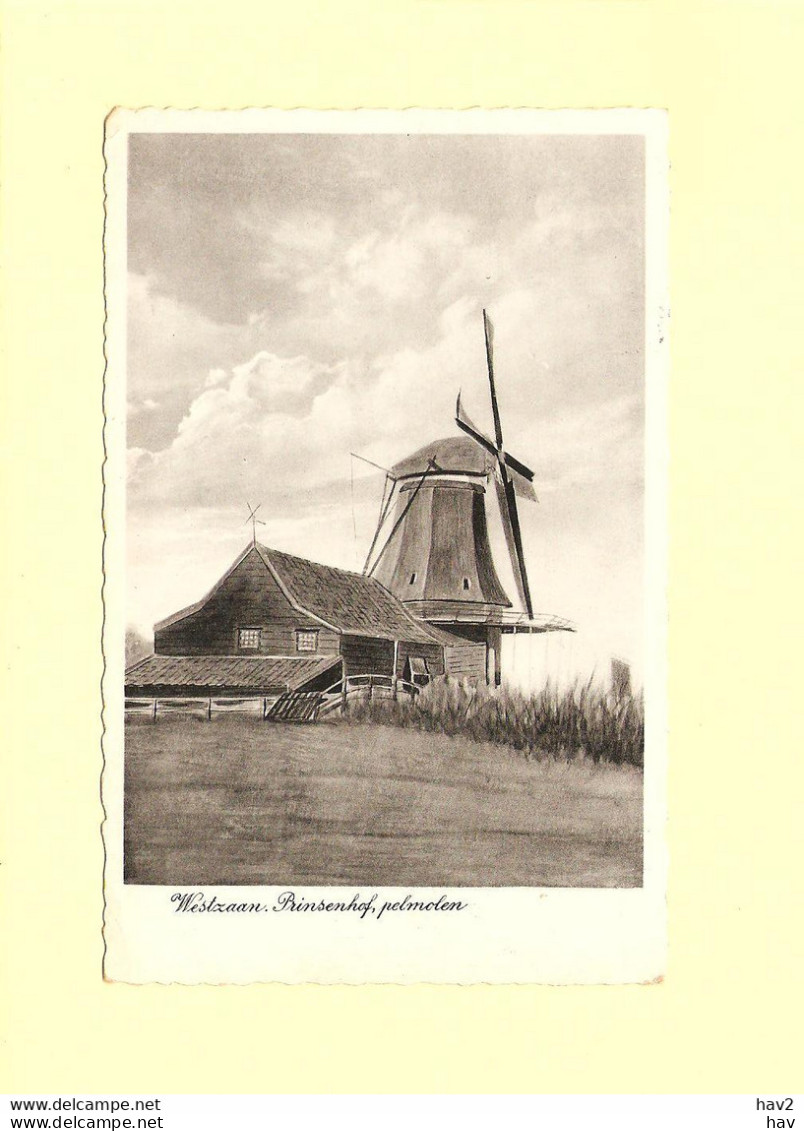 Westzaan Prinsenhof  Molen 1937 RY46277 - Zaanstreek